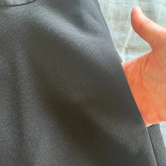 Eliza J Little Black Dress Cascading Ruffle Sleeveless Size 8 Wedding Guest - Picture 6 of 9